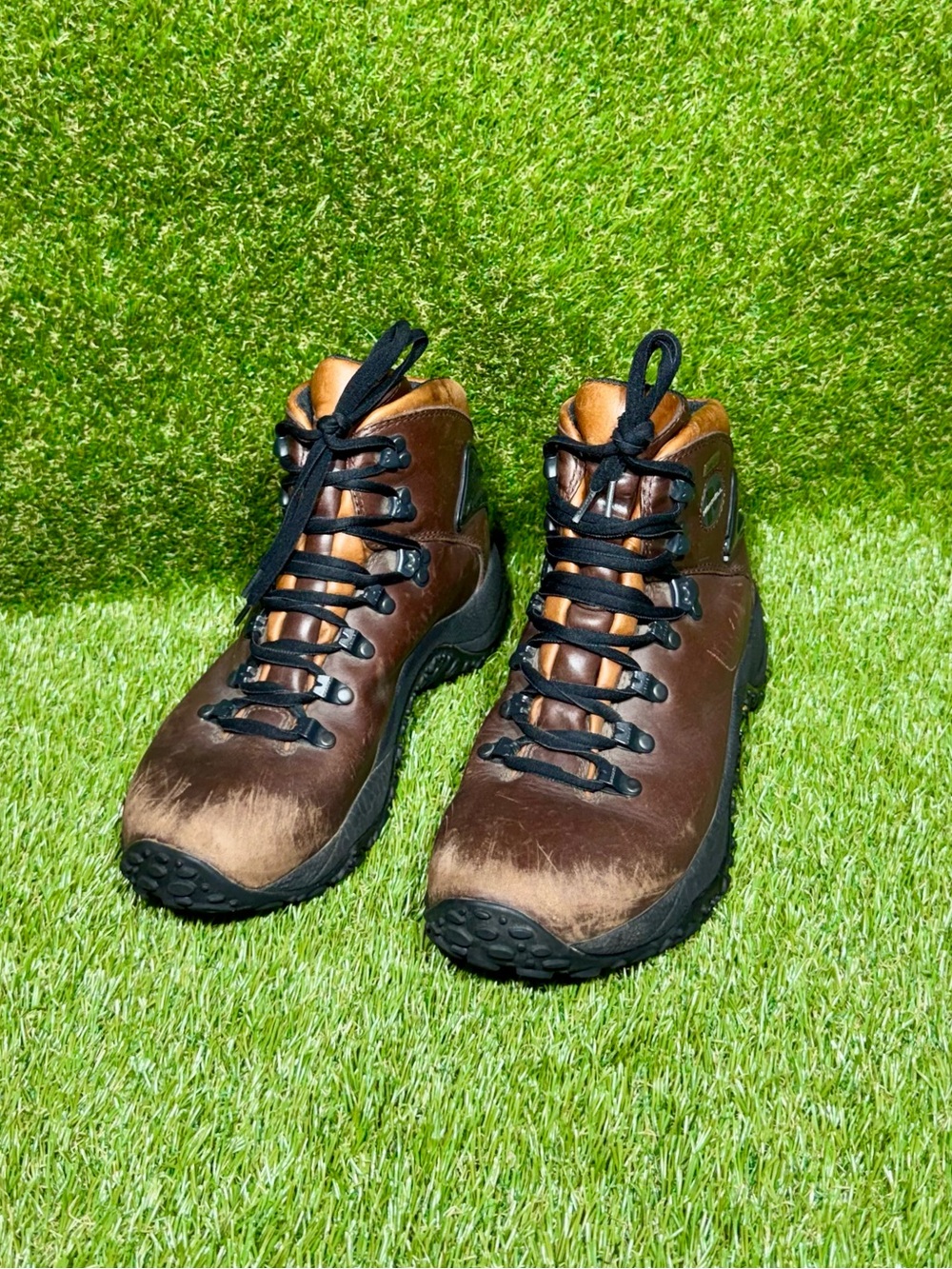 Merrell Brown Leather Outdoor Hiking Boots with Black Laces
